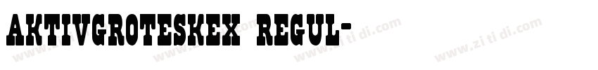 aktivgroteskex regul字体转换 aktivgroteskex regul字体转换